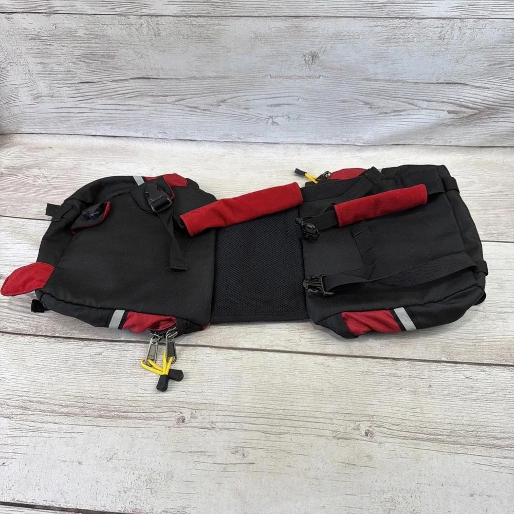 Mountainsmith K9 Dog Pack 2 Medium Red Nylon Very Good Minimal Use
